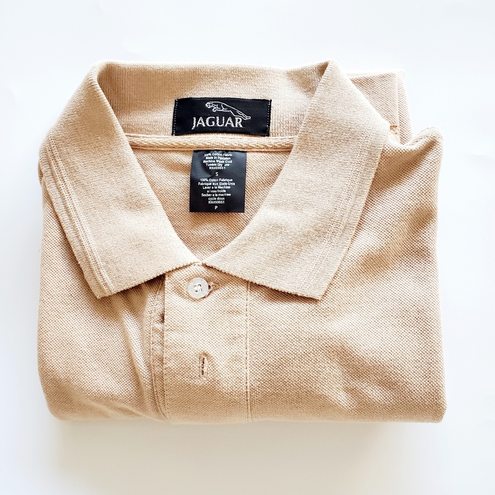 Jaguar Men's Polo Shirt Tan